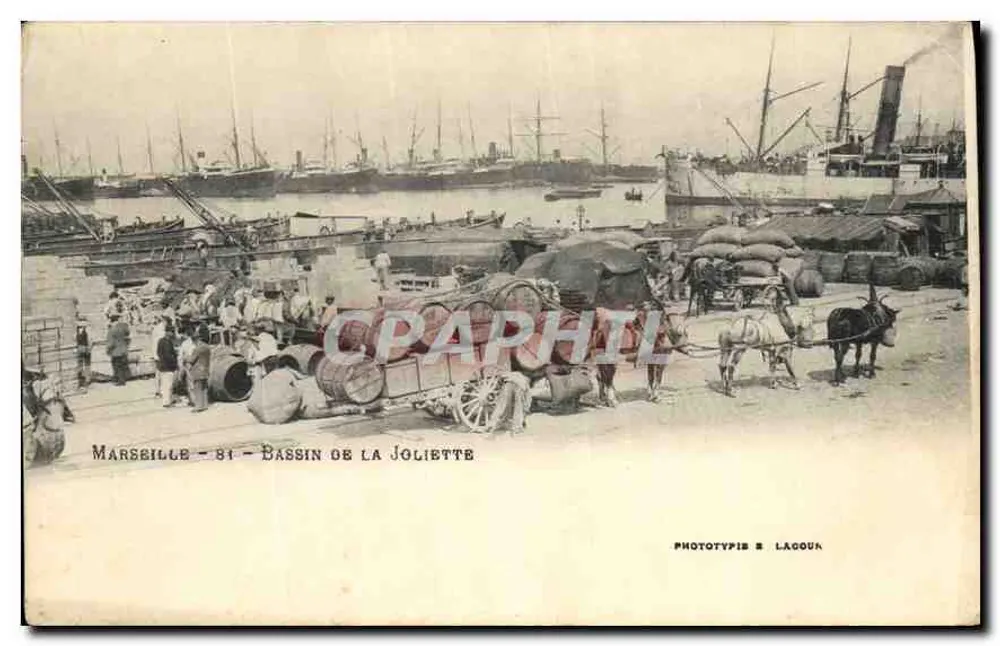 Marseille - 81 - Bassin de la Joliette — Phototypis Lagoun - Vorderseite
