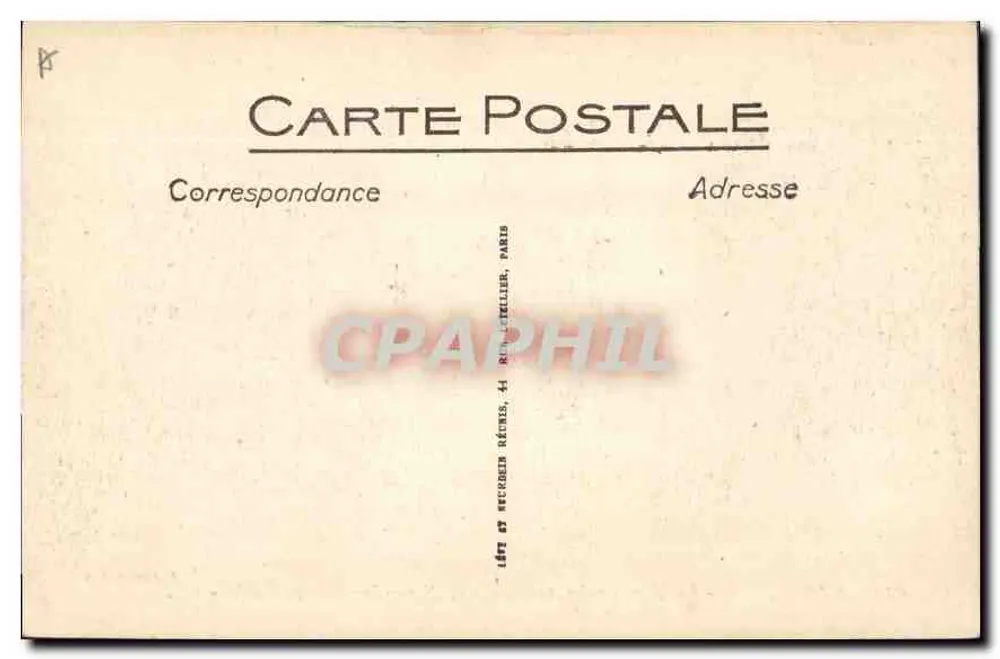 Marseille - Die Terrasse der Aufzüge von Notre-Dame de la Garde - Édit. Ascenseurs - n°107 - Rückseite