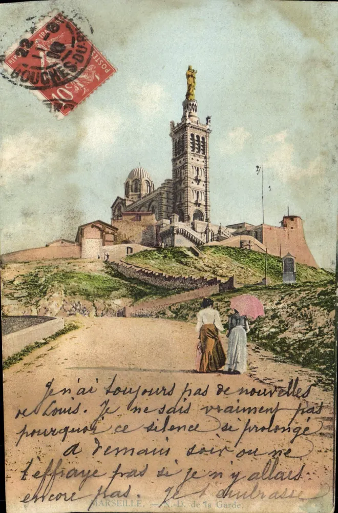 Marseille — Nossa Senhora da Guarda — editor desconhecido, número de série não visível - Frente