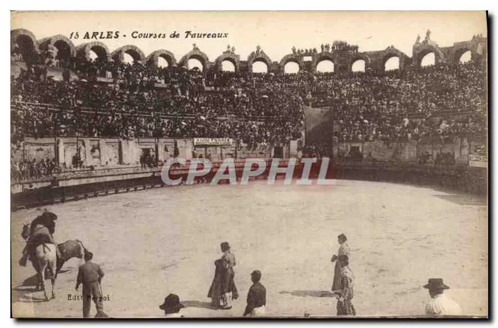 Arles - Corridas de Touros — Editor Poliol - Frente