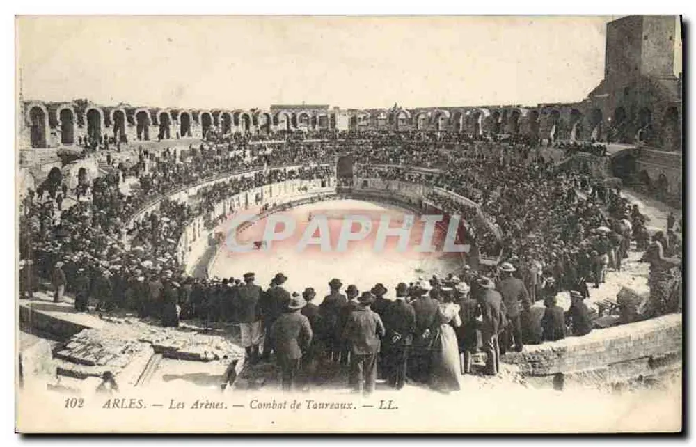 Arles — As Arênes — Luta de Touros — LL. N° 102 - Frente