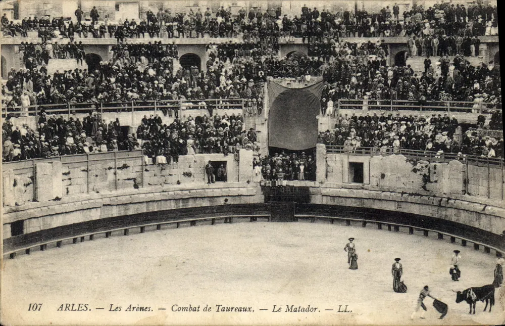 Arles — Die Arenen — Stierkampf — Der Matador — LL. — Nr. 107 - Vorderseite