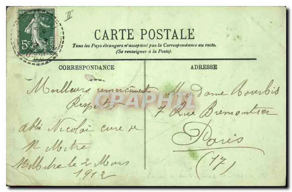 Arles — Die Arenen — Stierkampf — Der Matador — LL. — Nr. 107 - Rückseite
