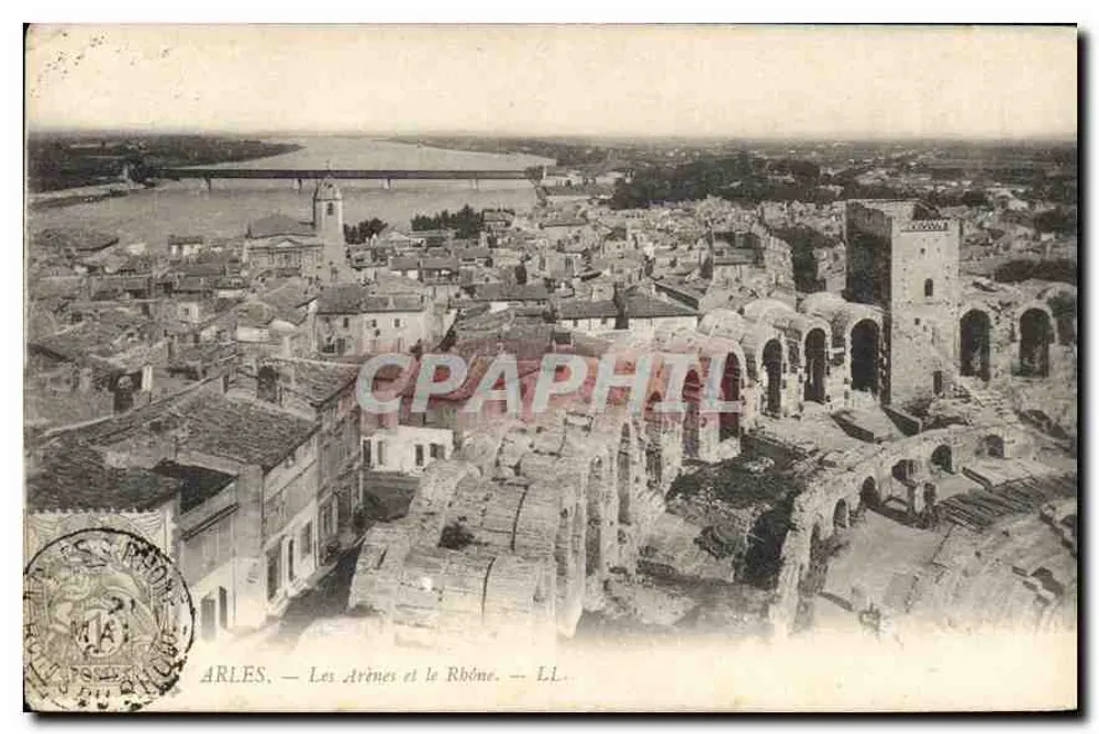 Arles — As Arenas e o Ródano — L.L. - Frente