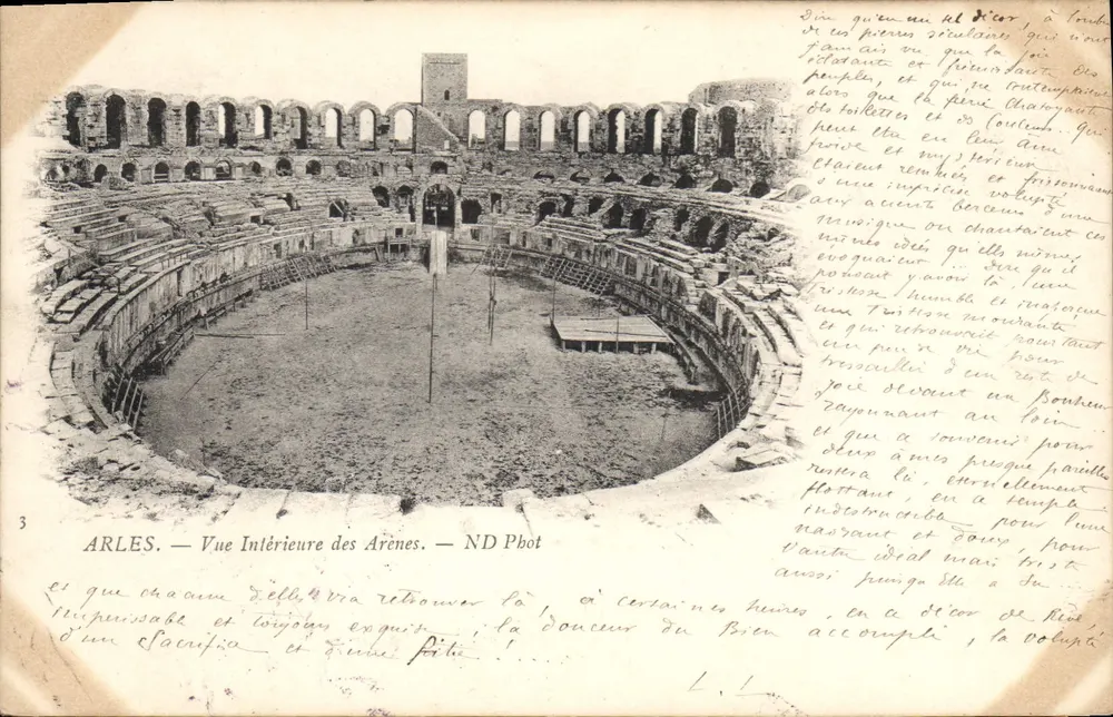 Arles — Vista Interna das Arenas — ND Phot - Frente