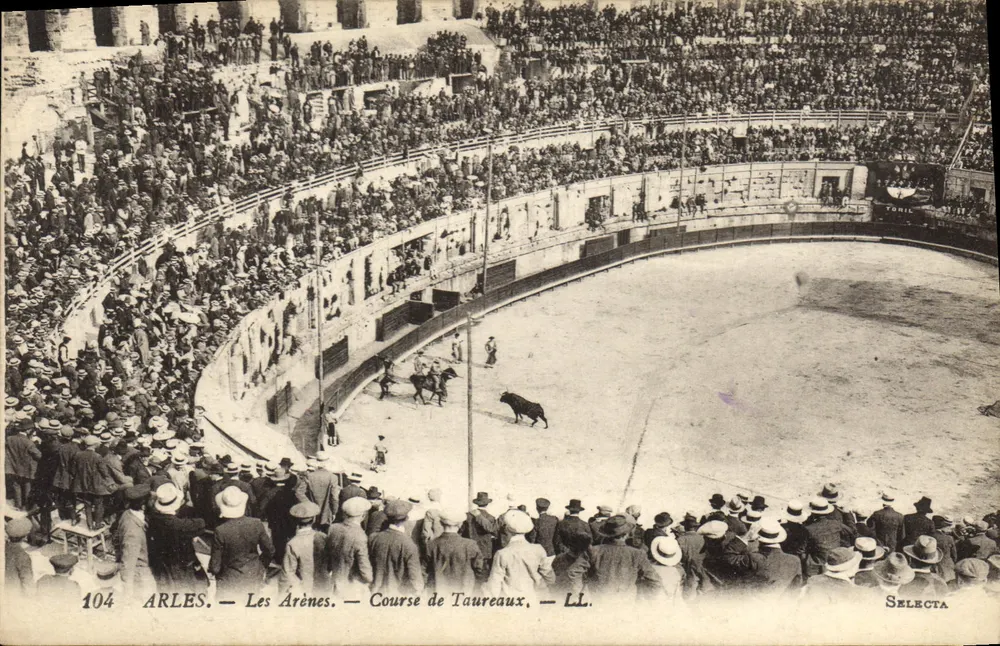 Arles — Les Arènes — Corrida de Touros — LL. — Selecta - Frente