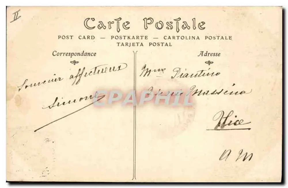 Arles — Ansicht der Arenen und der Stadt — ND Phot. - Rückseite