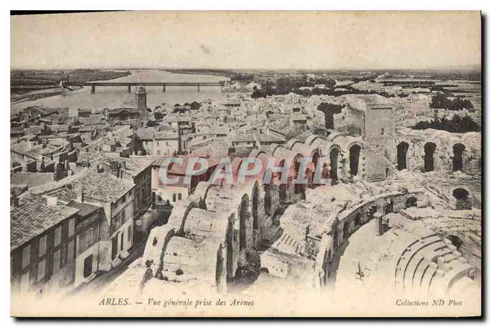 Arles — Vista geral tirada das Arênes — Collections ND Phot - Frente