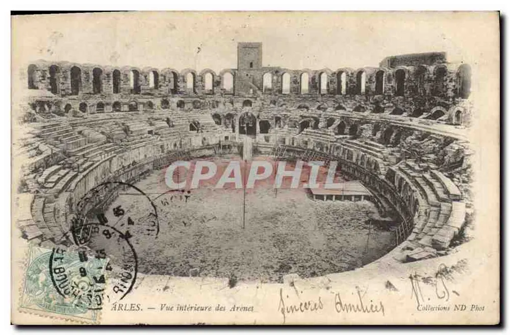 Arles — Binnenkant van de Arenas — Collecties ND Phot - Voorkant