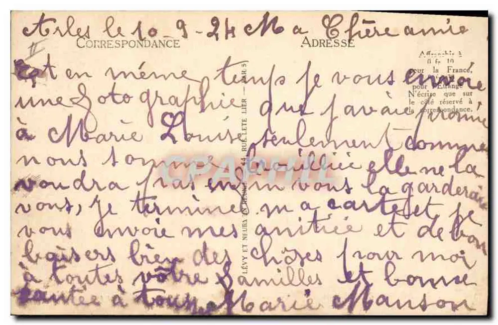 Arles - Die Arenen, an einem Stierkampftag - Le Paséo - LL - Rückseite