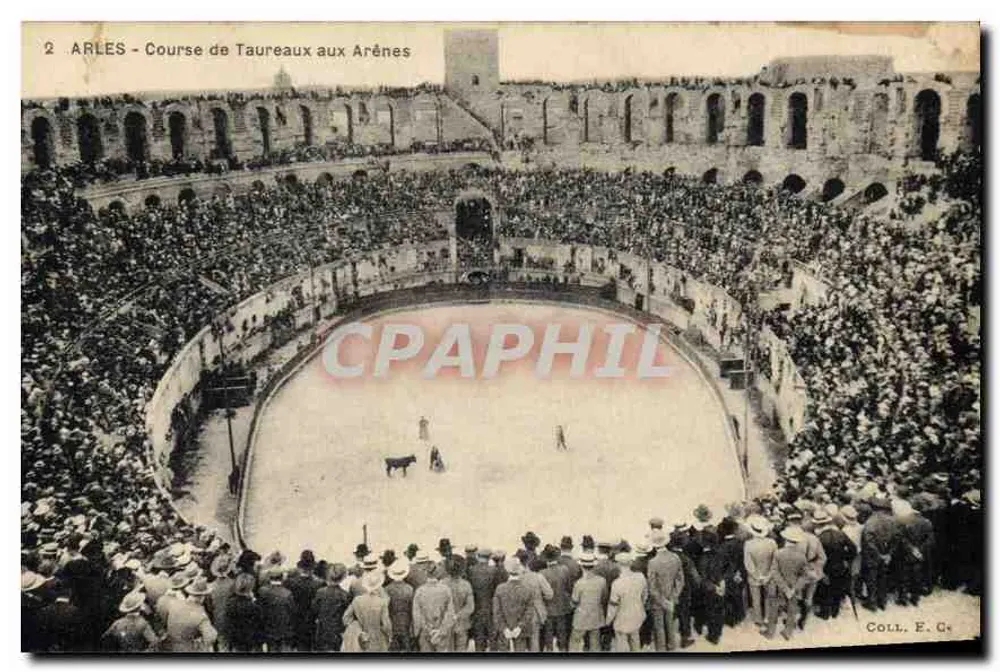 Arles - Corrida de touros nas Arênes — Coll. E. G. - Frente