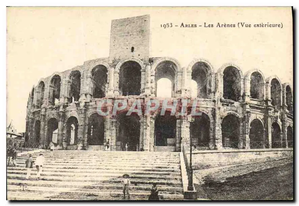 Arles - Die Arenen (Außenansicht) — 1953 — Verlag unbekannt - Vorderseite