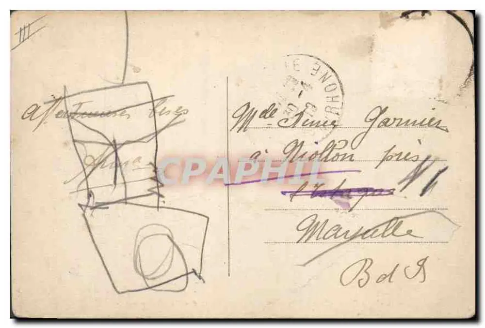 Straßburg — Ansicht der Kathedrale vom Spitaltor — Verlag Hermann, Nr. 6 - Rückseite