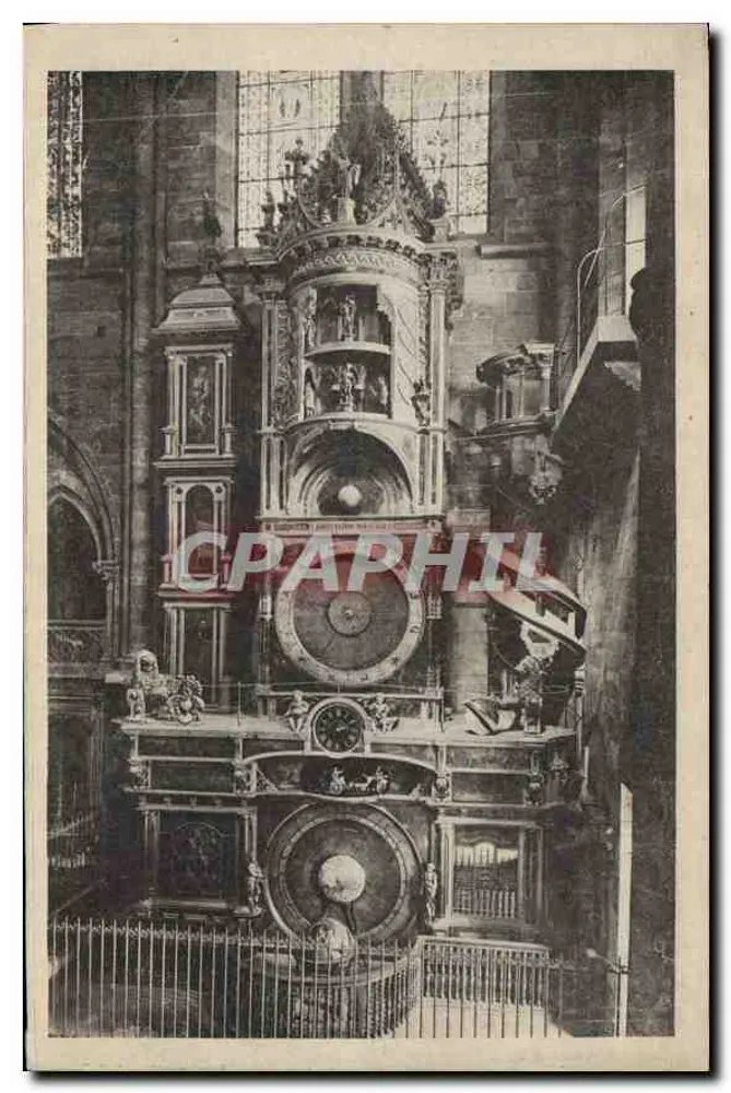 Sint-Pieterskerk in Straßburg — Het astronomische klokwerk — Uitgever T. Lübb, Straßburg - Voorkant