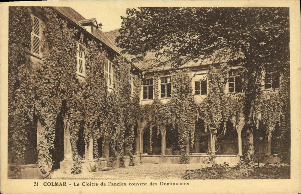 Colmar - O Claustro do antigo convento dos Dominicanos — Edição Wibeco, n°31 - Frente