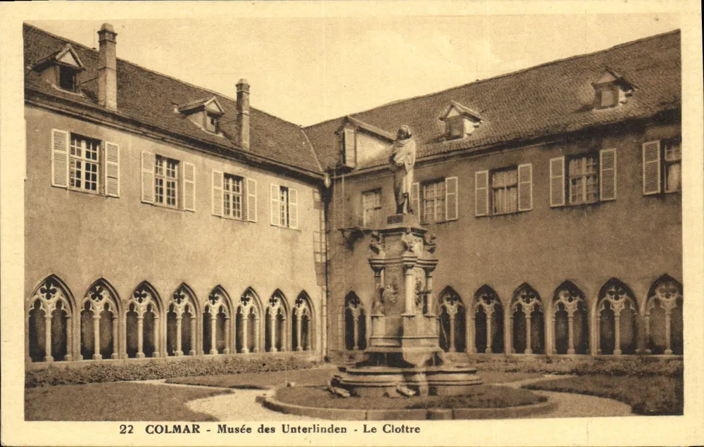 Colmar — Museu dos Unterlinden — O Claustro - Frente