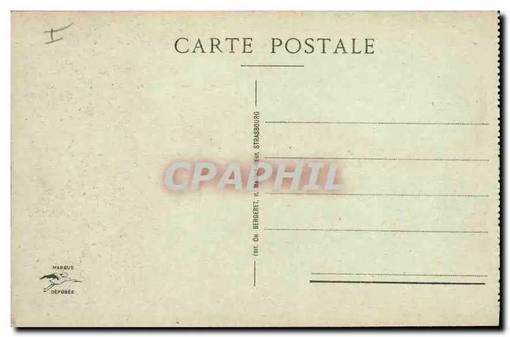 Mulhouse - Igreja Protestante São Etienne — editor Marque Défôrée, n°8 - Verso