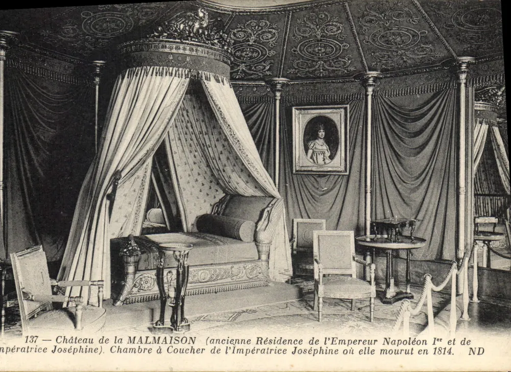 Schloss MALMAISON — Schlafzimmer der Kaiserin Joséphine — n°137 - Vorderseite
