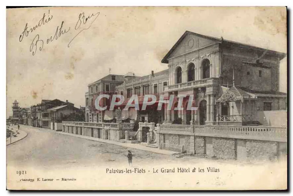 Palavas-les-Flots - Das Grand Hotel & die Villas — phototypie E. Lacour — Nîmes - Vorderseite
