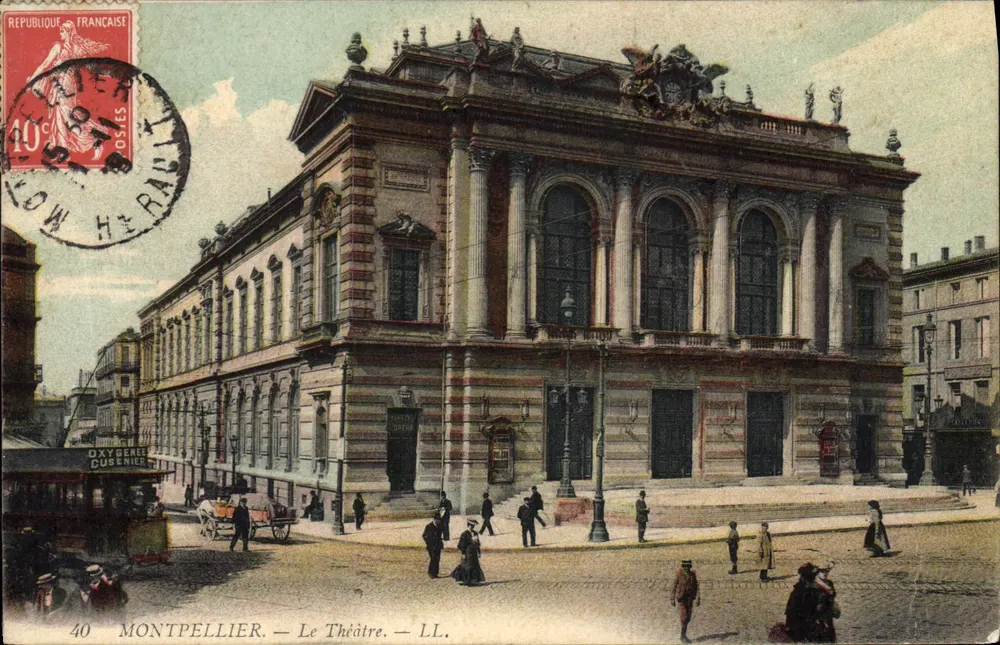 Montpellier — O Teatro — LL. — Editor LL. - Frente