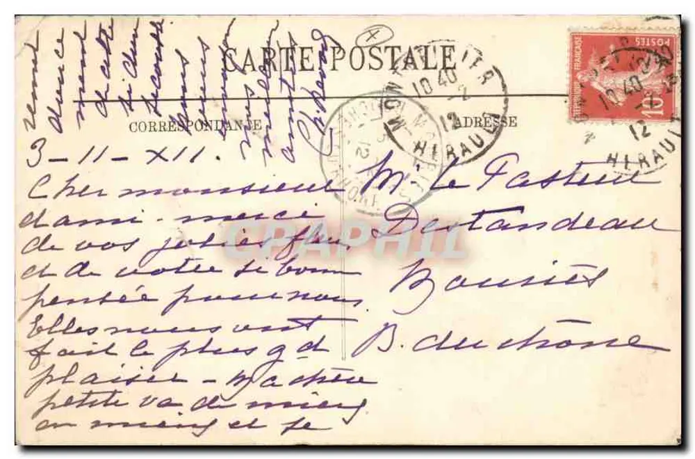 Montpellier — A Catedral — LL. n°30 - Verso
