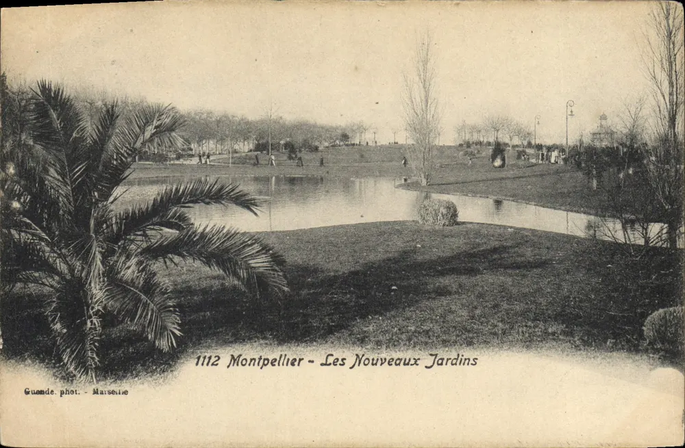 Montpellier - The New Gardens — Guonde phot. - Marseille, n° 1112 - Front