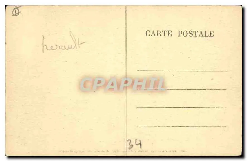 Ruinen von Maguelonne — Umgebung von Montpellier — Verleger M. M. n°168 - Rückseite