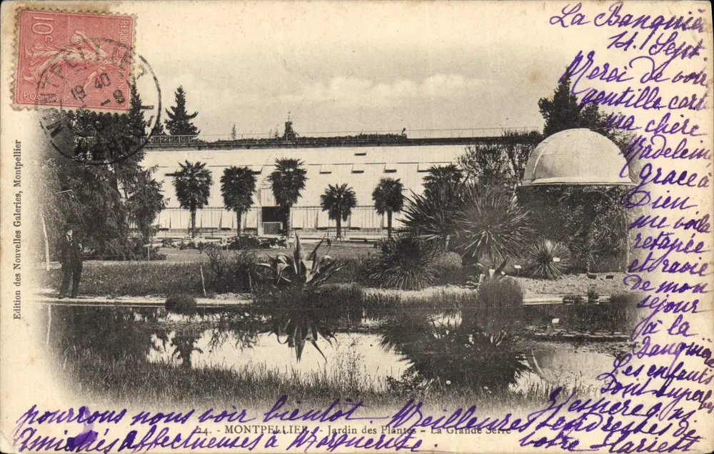 Montpellier - Botanischer Garten - Die Große Serie — Ausgabe der Neuen Galerien - Vorderseite