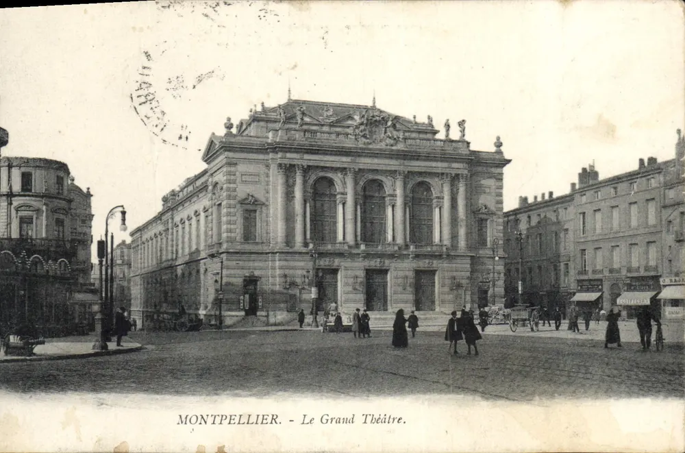 Montpellier - O Grande Teatro — editor não identificado, número de série não visível - Frente