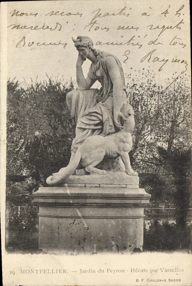 Montpellier — Garten des Peyrou — Hekate von Varcelles - Vorderseite