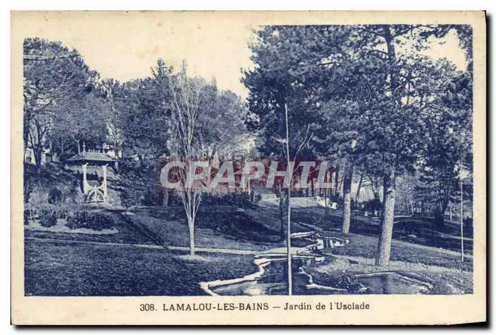 Lamalou-les-Bains — Jardim da Usclade — Graphil, n° 308 - Frente