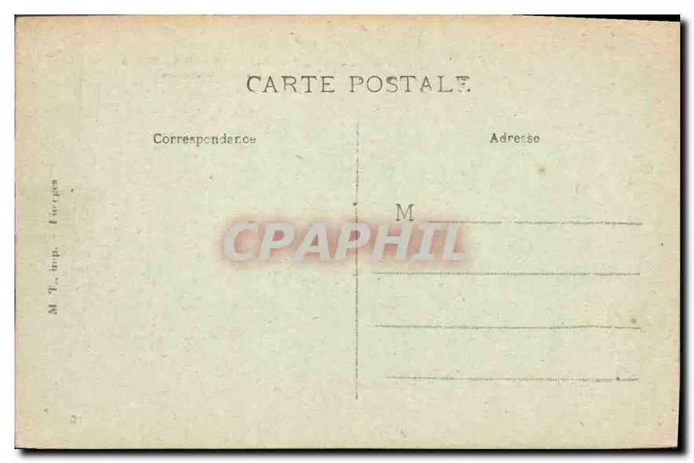 Gorges de Colombières — Hotel-Restaurant des Sources — Verlag M.T. imp. Forges, Nr. 507 - Rückseite