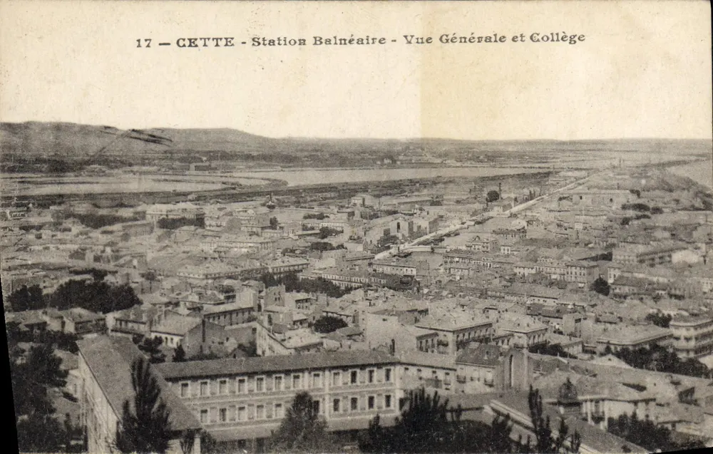 CETTE - Badeort - Allgemeiner Blick und Kollegium - Vorderseite