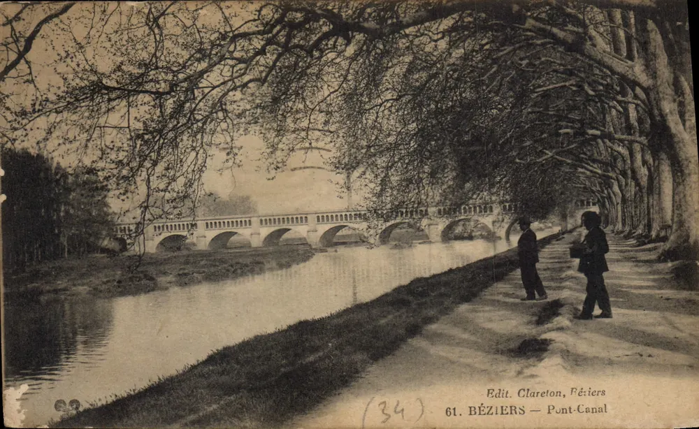 Béziers — Pont-Canal — Edição Clareton, Béziers - Frente