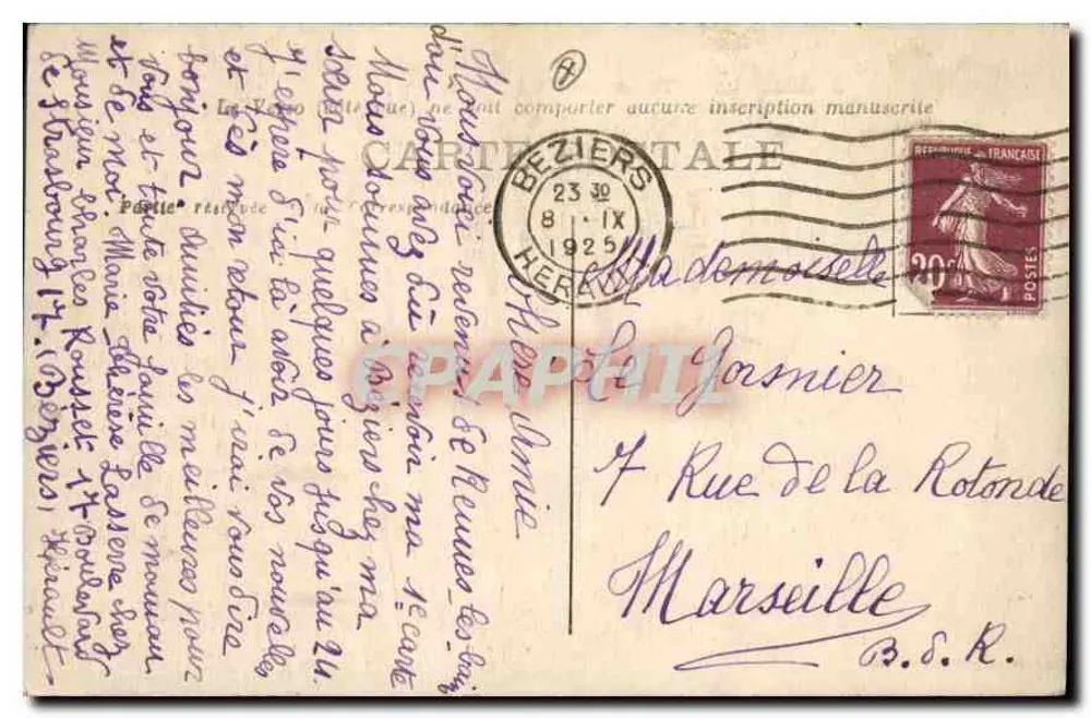 Béziers — Valeira do Orb — n°8 - Verso