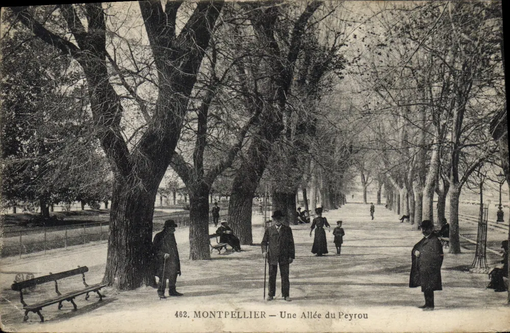 Montpellier — Uma Avenida do Peyrou - Frente