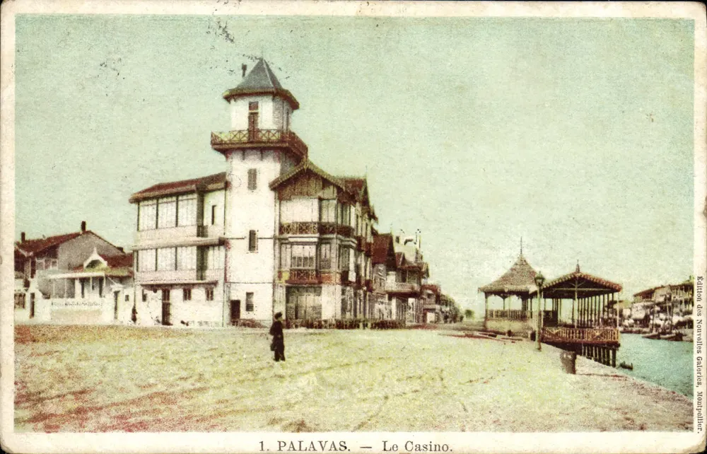 Palavas — O Casino — Edição das Novas Galerias, Montpellier - Frente