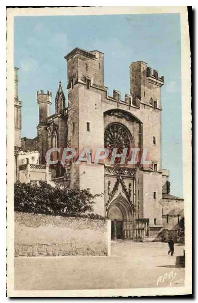 Béziers (Hérault) — Kathedrale Saint-Nazaire - Vorderseite