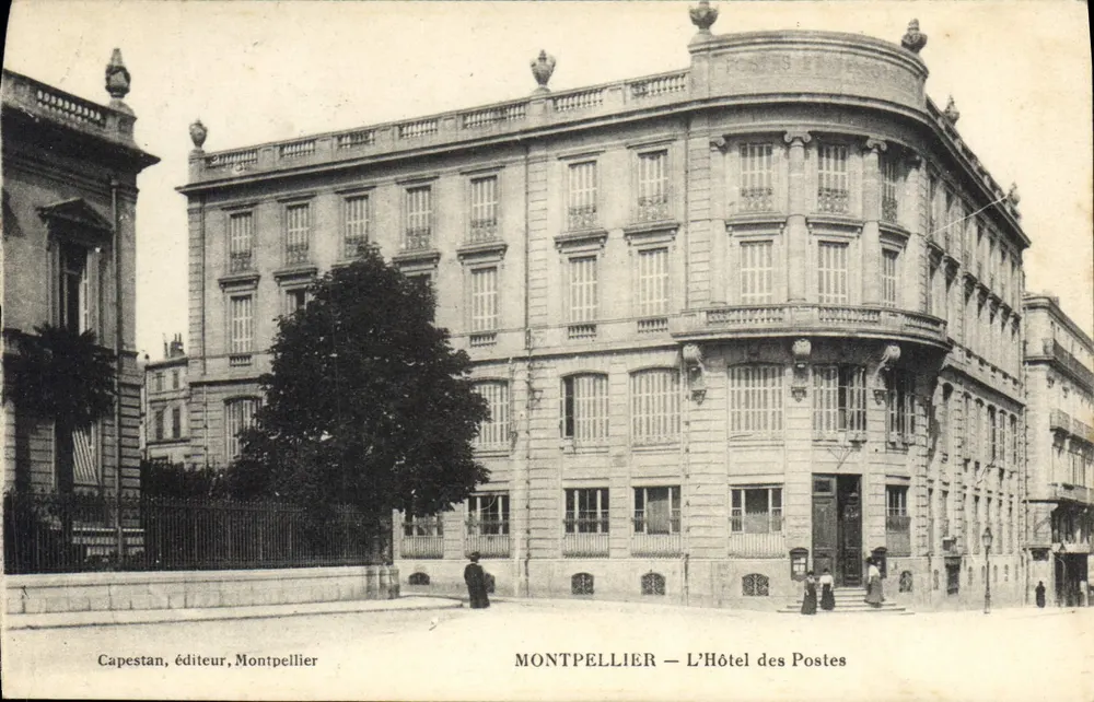 Montpellier — O Hotel das Correios — Capestean, editor, Montpellier - Frente