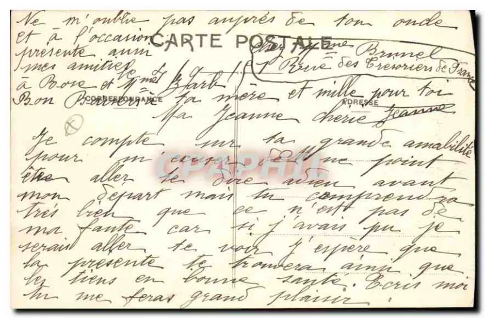 Montpellier — O Hotel das Correios — Capestean, editor, Montpellier - Verso