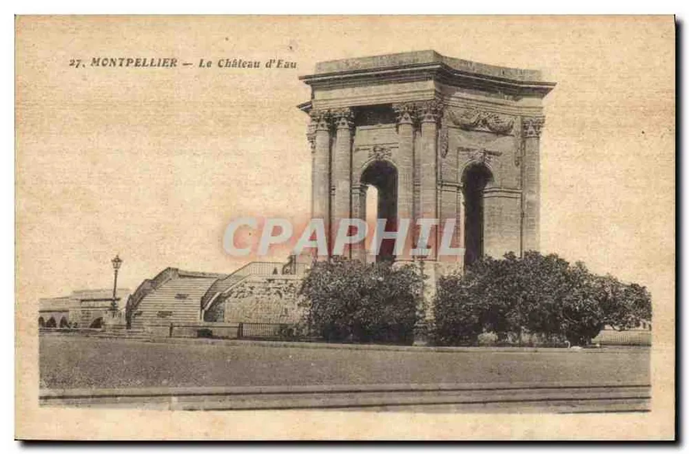 Montpellier — O Castelo da Água — editor Anay, n°27 - Frente