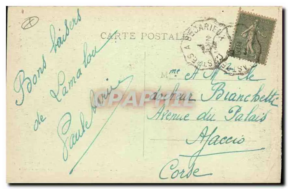Lamalou-les-Bains — Estabelecimento Termal, uma Piscina para Dames — n°299 - Verso