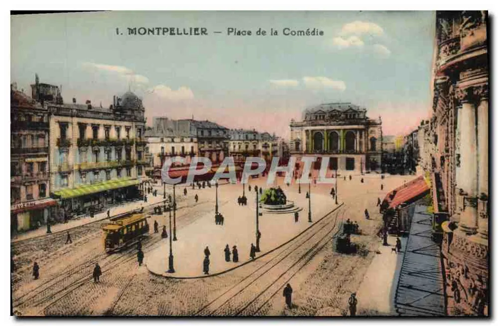 Montpellier — Praça da Comédia - Frente