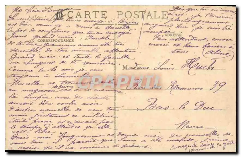 LAMALOU-les-BAINS — El Casino — Hérault. 327. Editor Hérault. - Reverso