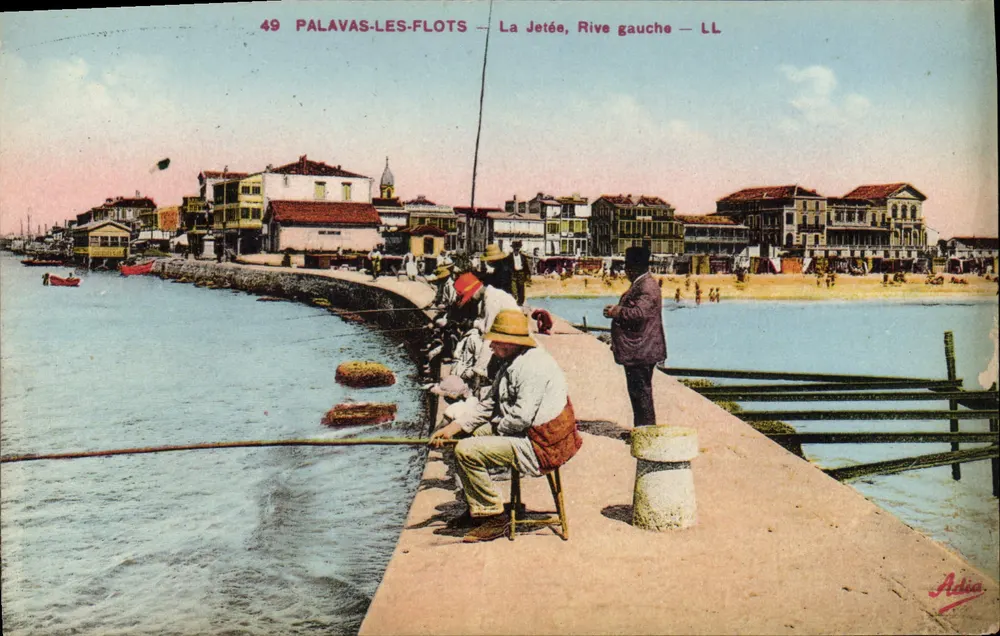 Palavas-les-Flots — A Ponte, margem esquerda — Adia - Frente