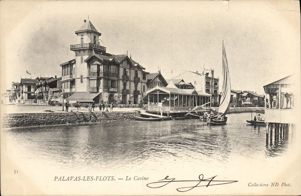 Palavas-les-Flots — O Casino — Coleções ND Fot. n°51 - Frente