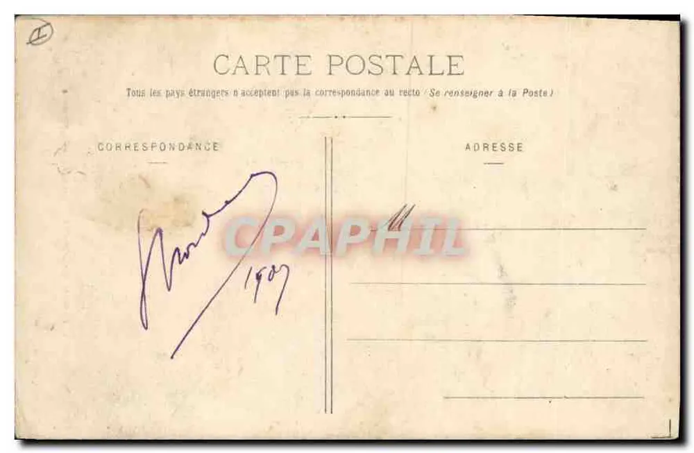 Lamalou-le-Haut — Die Gasse der Seufzer — M. Pons, Rodez - Rückseite