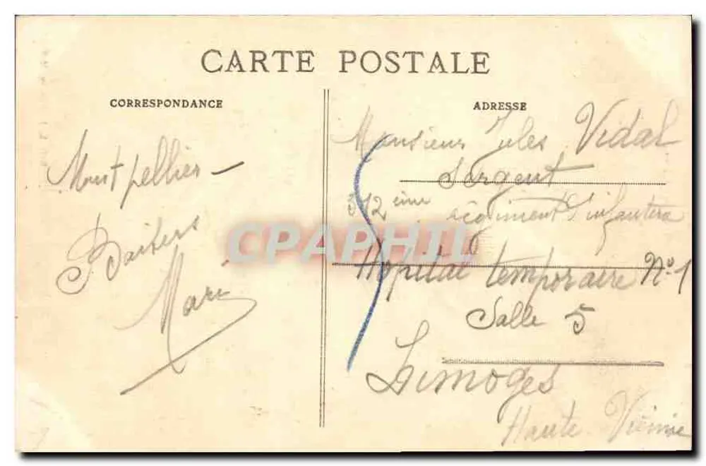 Montpellier — A Catedral de São Pedro — Éd. L.J. Albattle, Montpellier - Verso