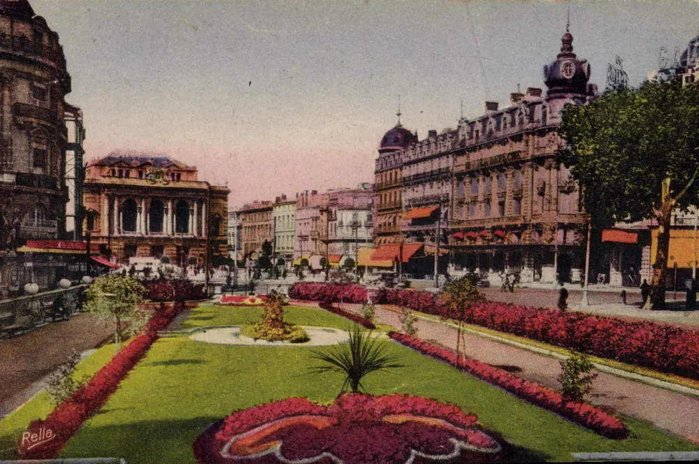 Place de la Comédie — Montpellier — editada por Rella - Frente