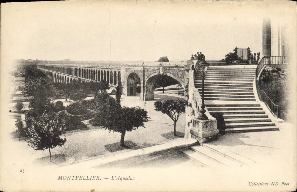 Montpellier — O Aqueduto — Collections ND Phot - Frente